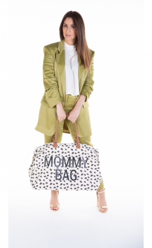 MOMMY BAG CANVAS LEOPARD LEOPARD