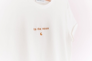 TO THE MOON OFF WHITE
