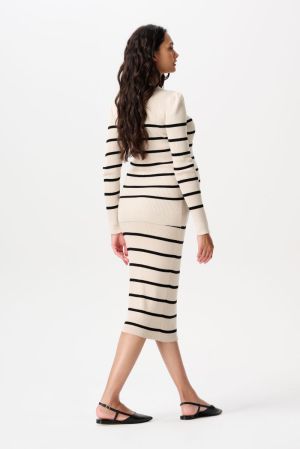 ZANA KNIT PULLOVER LS N147 LIGHT SAND
