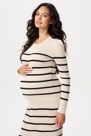 ZANA KNIT PULLOVER LS N147 LIGHT SAND