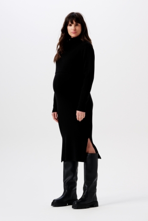 DRESS FOUMBOT NURSING LS P090 BLACK