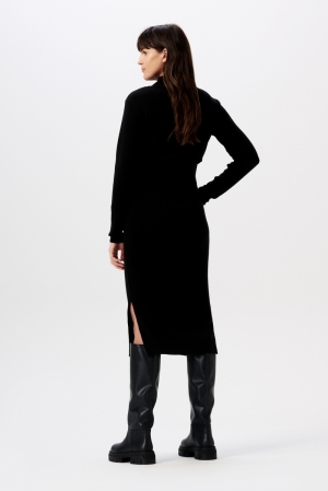 DRESS FOUMBOT NURSING LS P090 BLACK