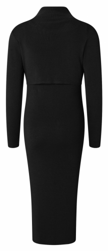 DRESS FOUMBOT NURSING LS P090 BLACK