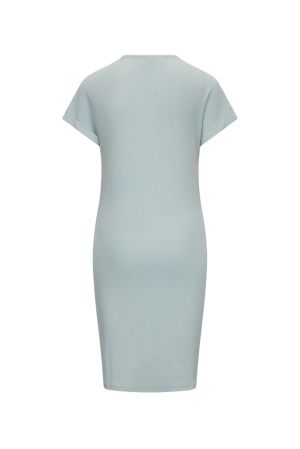 RIB DRESS BAMBOO MINT
