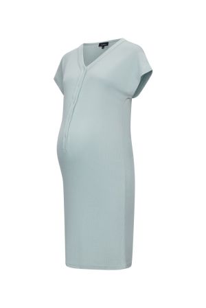 RIB DRESS BAMBOO MINT