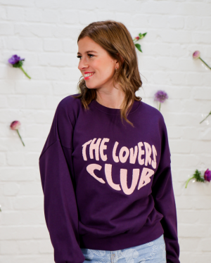 LOVERS CLUB SWEATER LOOSE FIT PAARS