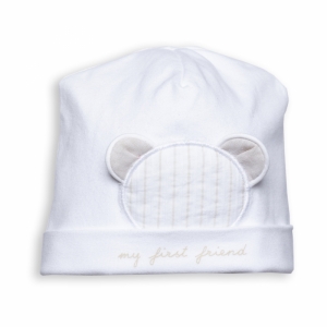 BONNET XL TEDDY 0135 WHITE BEIG