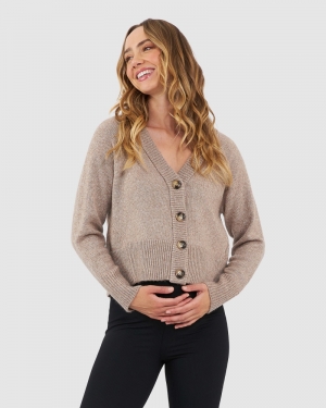 SUNDAY KNIT CARDIGAN MOCHA