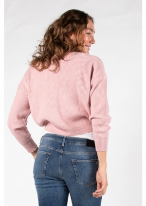 KNIT CROPPED BLUSH