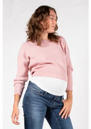 KNIT CROPPED BLUSH