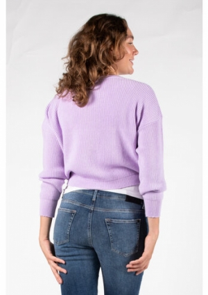 KNIT CROPPED LILAC