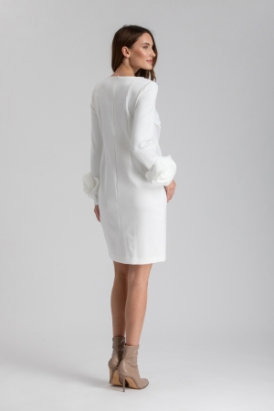 DRESS AMALFI 0002 CREAM WHIT