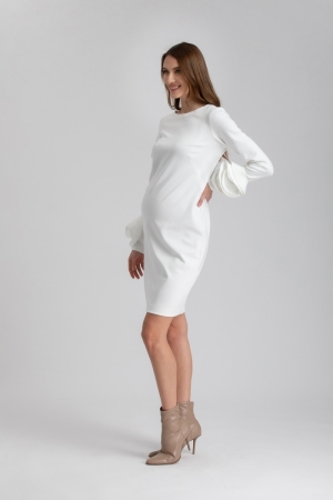DRESS AMALFI 0002 CREAM WHIT