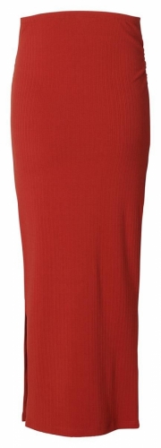 LOPPI RIB SKIRT OTB N256 RED OCHRE
