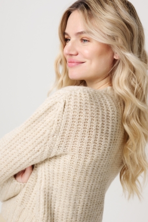 SOINI PULLOVER LS N126 WHITECAP G