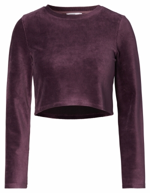 ESPOO NURSING TOP LS N259 PLUM PERFE