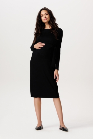 AURA DRESS LS P090 BLACK