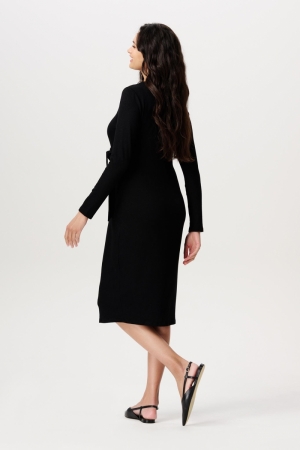 AURA DRESS LS P090 BLACK