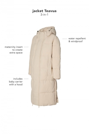 TEAVU JACKET 3-WAY N147 LIGHT SAND