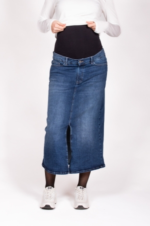 LONG SKIRT DENIM  021 STONEWASH