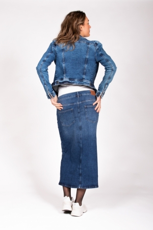 LONG SKIRT DENIM  021 STONEWASH