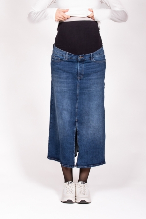 LONG SKIRT DENIM  021 STONEWASH