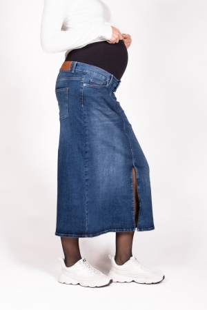 LONG SKIRT DENIM  021 STONEWASH