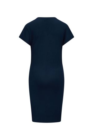 JERSEY DRESS BAMBOO NAVY