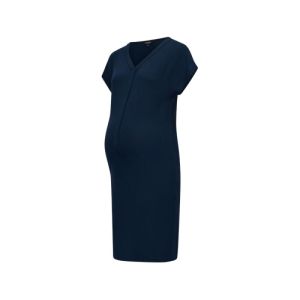 JERSEY DRESS BAMBOO NAVY