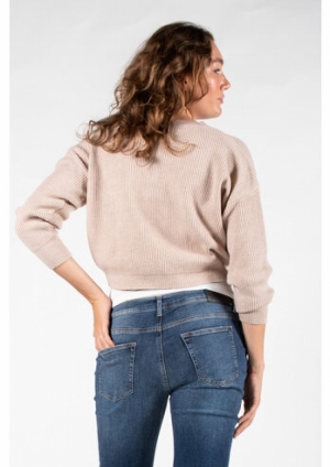 KNIT CROPPED 050 SAND