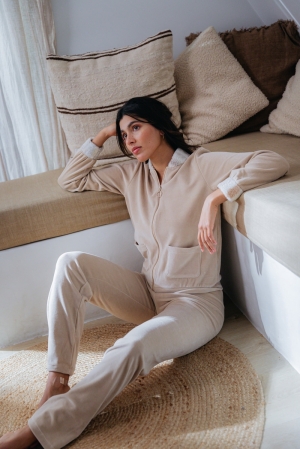 JULIA HOMEWEAR WITHOUT HOODIE VE09 VELOURS SA