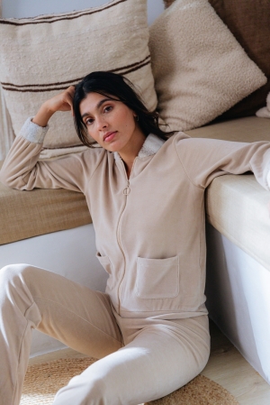 JULIA HOMEWEAR WITHOUT HOODIE VE09 VELOURS SA