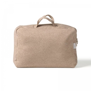 BABS LARGE LOGEERKOFFER CAMEL/BEIGE