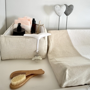 VERZORGINGSMANDJE LINNEN BEIGE
