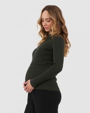 LIFT UP NURSING KNIT IVY