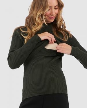 LIFT UP NURSING KNIT IVY