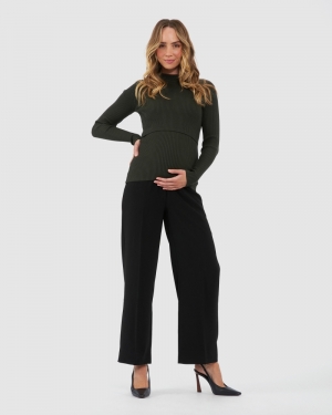 LIFT UP NURSING KNIT IVY