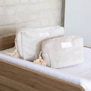 CECILE TOILETTAS LINNEN BEIGE