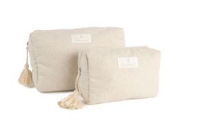 CECILE TOILETTAS LINNEN BEIGE