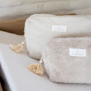 CECILE TOILETTAS LINNEN BEIGE