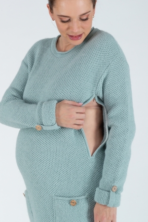 HONEY MATERNITY DRESS SAGE