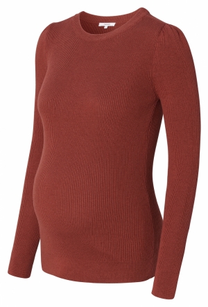 ZANA KNIT PULLOVER LS N144 SABLE