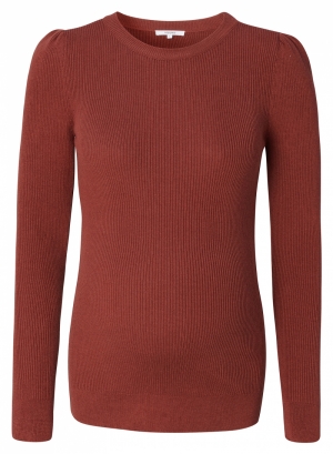 ZANA KNIT PULLOVER LS N144 SABLE