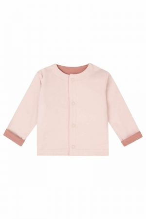 NOWRA REVERSIBLE CARDIGAN P778 SMOKE ROSE