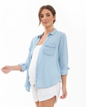 BEC CHAMBRAY SHIRT CLEAN FADE