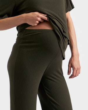 CINDY RIB PANT KHAKI