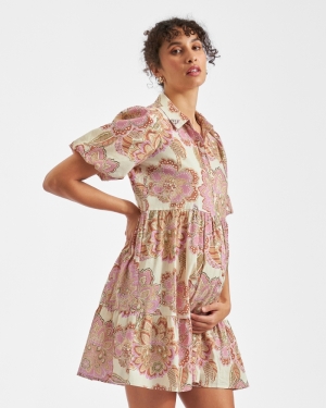HOPE LINEN DRESS NATURAL