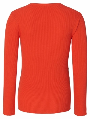 COCO NURSING TOP LS N198 TANGERINE 