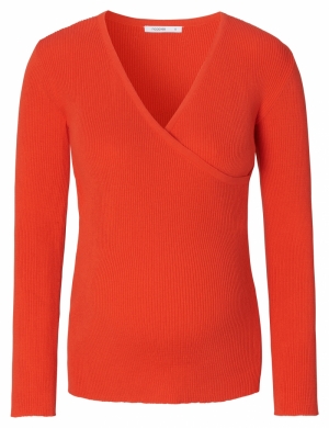 COCO NURSING TOP LS N198 TANGERINE