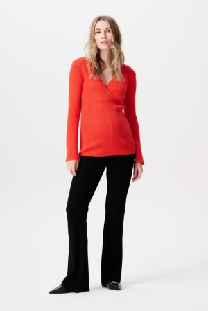 COCO NURSING TOP LS N198 TANGERINE